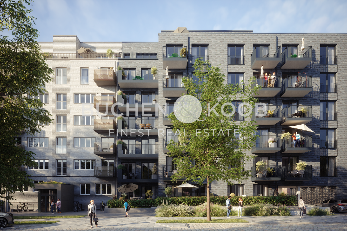 4-Zimmer Neubauwohnung mit Terrassen in HH-Winterhude