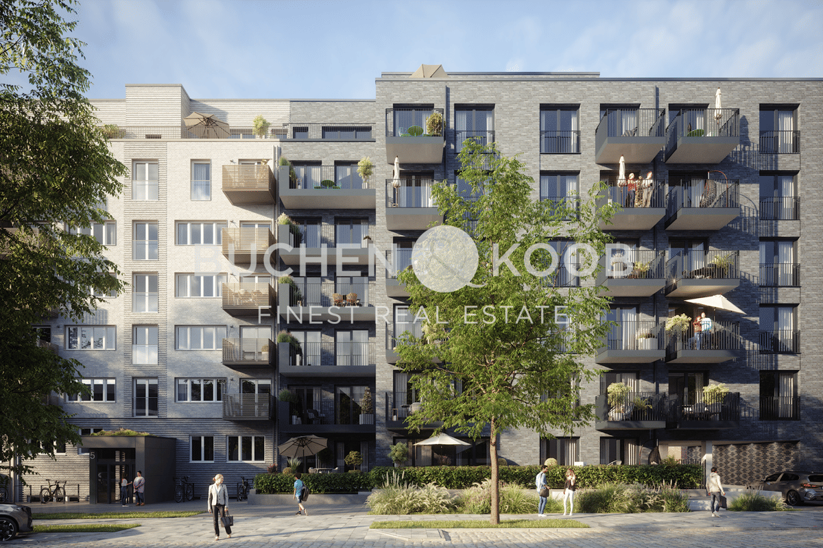 4-Zimmer Neubauwohnung mit Terrassen in HH-Winterhude – 22301 Hamburg – Bild 1 von 4