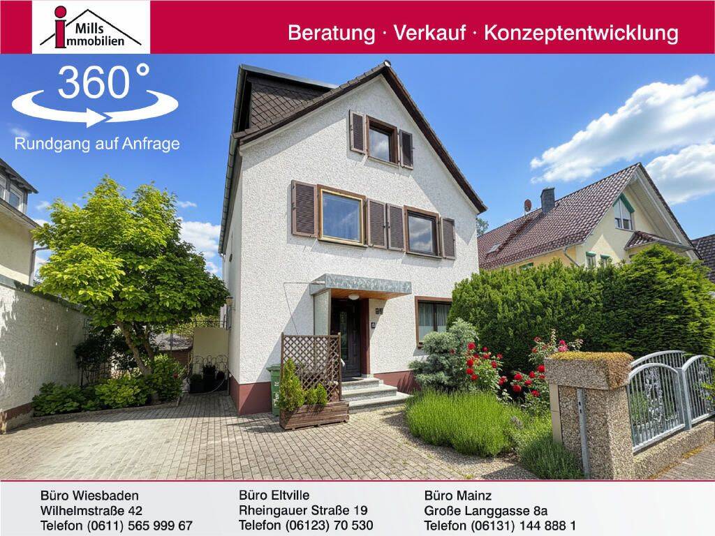 Großzügiges 1-2 Familienhaus mit Terrasse und traumhaftem Garten in Top-Wohnlage der Mainzer Oberstadt
