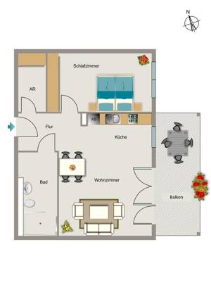 Im besten Alter eine passende Wohnung bei VIVAWEST. – 45894 Gelsenkirchen – Vorschaubild 7