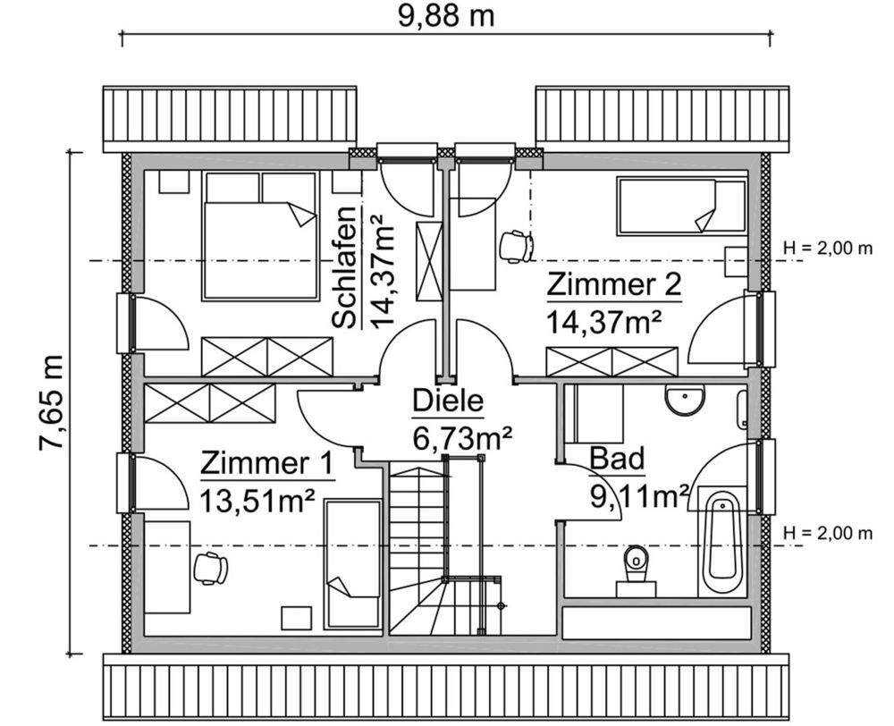 Zukunftsorientiert bauen - modernes Familienhaus in Bad Düben mit ScanHaus – Bad Düben – Vorschaubild 5