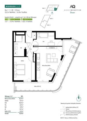 München-Modell-Eigentum: 3 Zimmer mit 72 m² – 81735 München – Vorschaubild 4