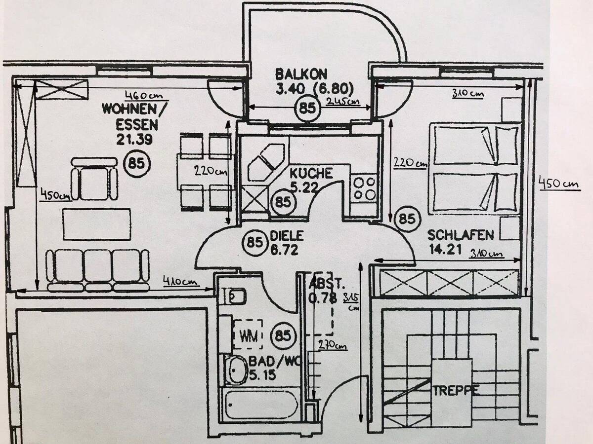 2-Zimmer-Wohnung mit Balkon & Garage in Hollerstaude zu verkaufen – 85049 Ingolstadt – Bild 1 von 9