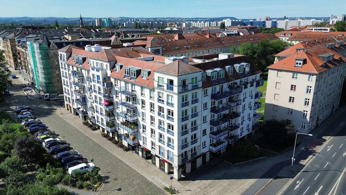 2-Zimmer-Wohnung mit Balkon und TG-Stellplatz in unmittelbarer Elbnähe | Dresden-Johannstadt – 1307 Dresden – Bild 1 von 3