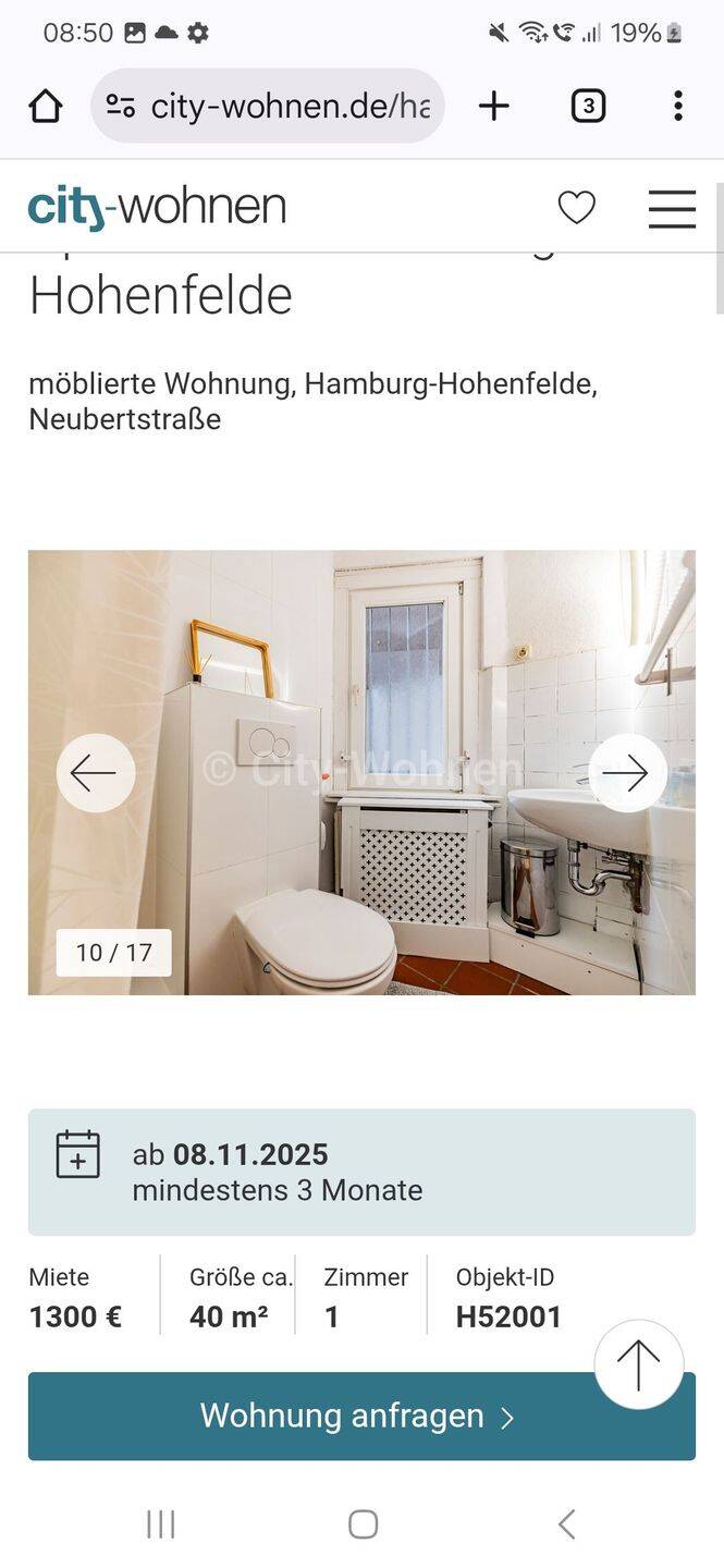 Wunderschöne Wohnung im Herzen von Hamburg – Hamburg – Vorschaubild 5