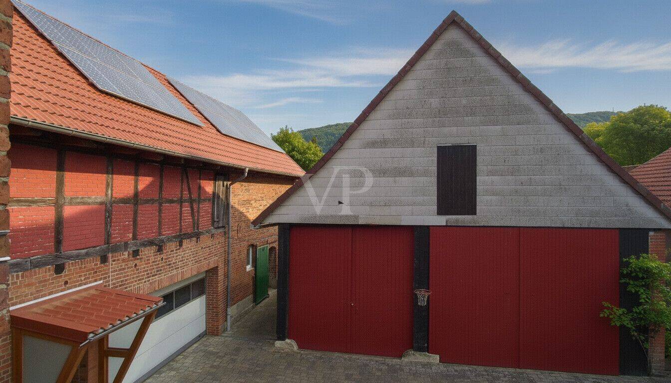 Vielseitiges Mehrfamilienhaus mit drei Wohnungen, Nebengebäuden und Entwicklung auf großem Areal – Coppenbrügge – Vorschaubild 7
