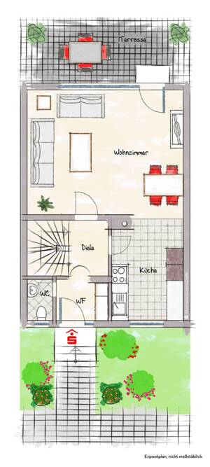 Reihenmittelhaus in ER-Eltersdorf...Wohnen mit Garten am Stadtrand – 91058 Erlangen – Vorschaubild 3
