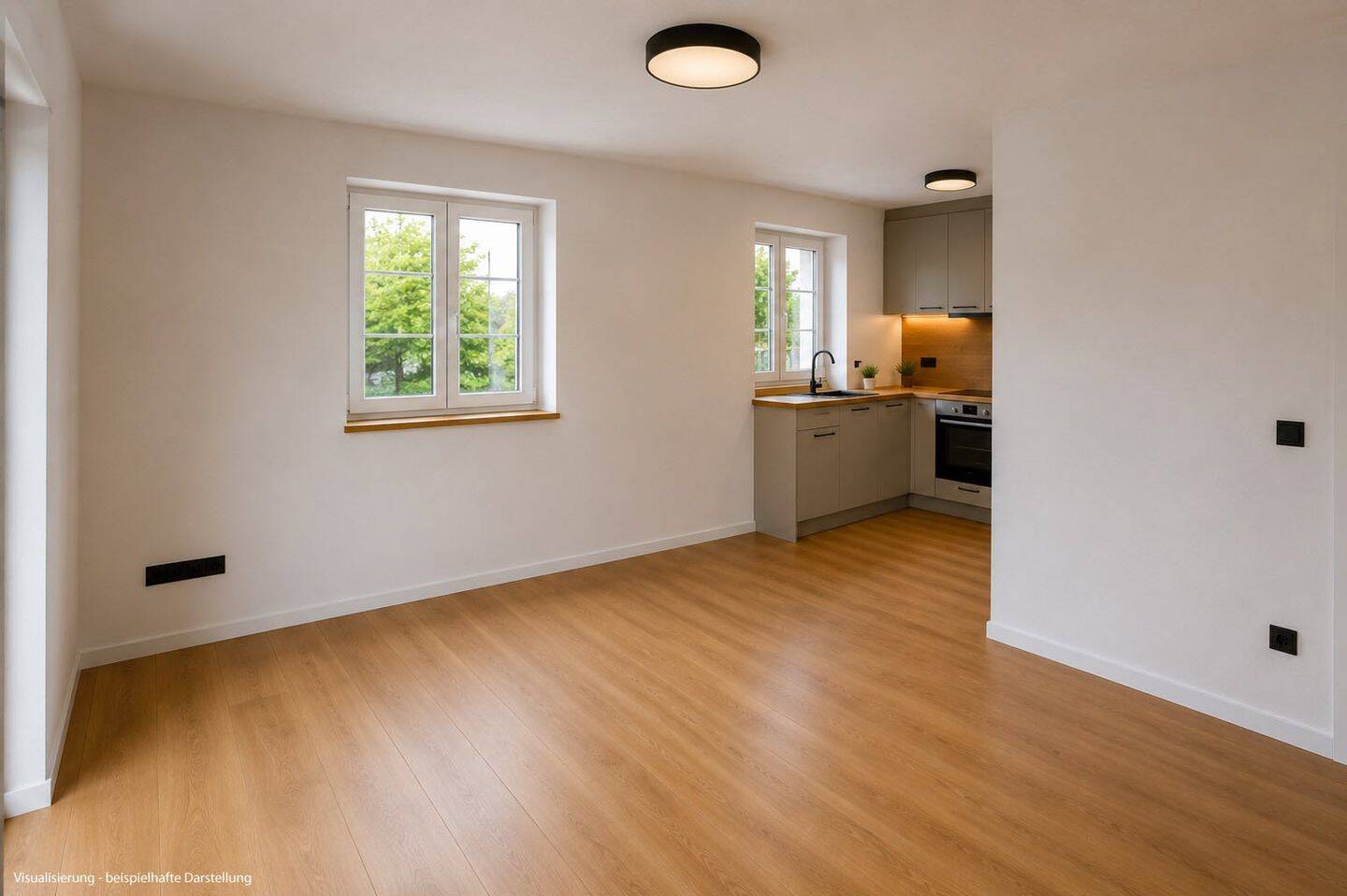 AIGNER - Sonnige 2-Zimmer Gartenwohnung mit Balkon und schönem Süd-West-Garten – München – Vorschaubild 4
