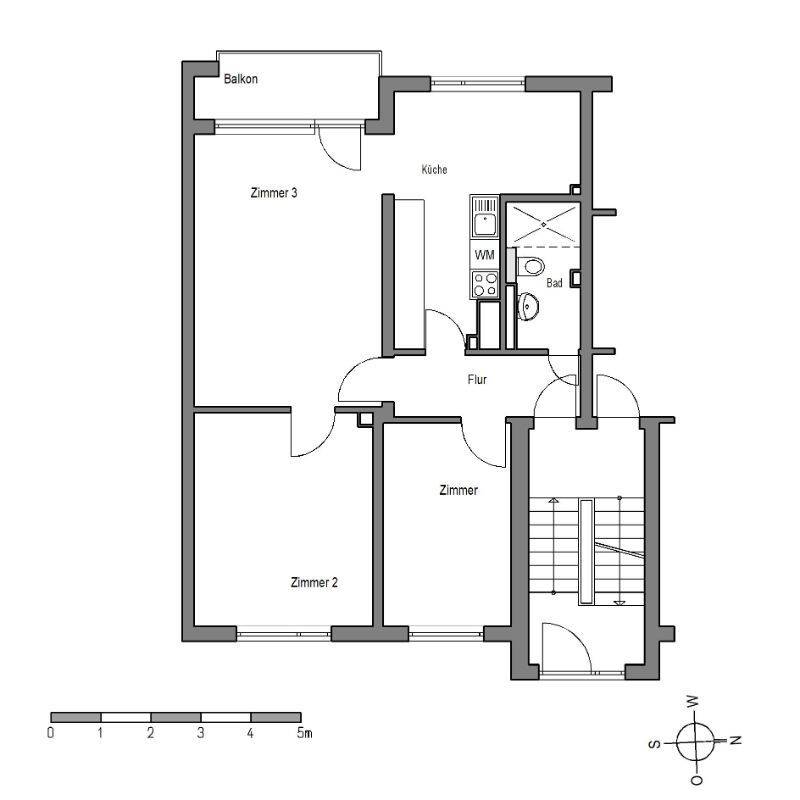 3-Zimmer-Wohnung im Erdgeschoß mit bodengleicher Dusche - "Freie Scholle eG" – Bielefeld – Vorschaubild 3
