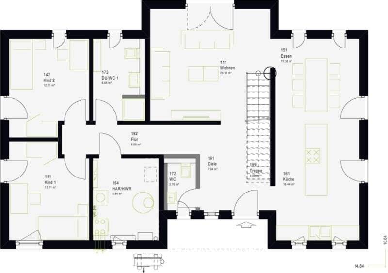 extravagantes Einfamilienhaus NEU - Grundstück vorhanden – Bütow – Vorschaubild 6