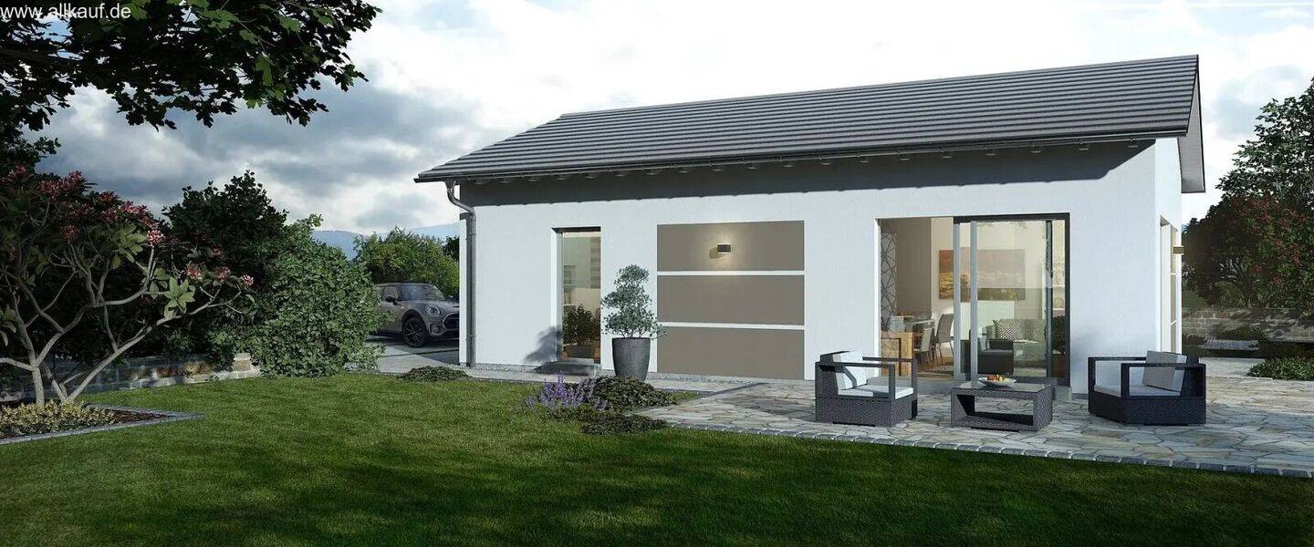 Lifetime 6 - Kompaktes Bungalow-Wohnen mit moderner Eleganz inklusive Baugrundstück – Freystadt – Bild 1 von 7