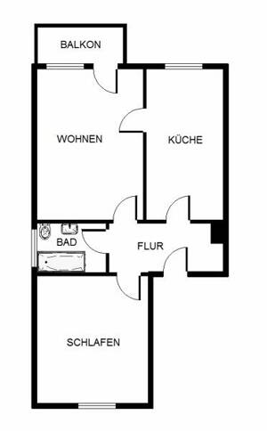 Schöne Wohnung: 2,5-Zimmer-Stadtwohnung – 44328 Dortmund – Vorschaubild 2