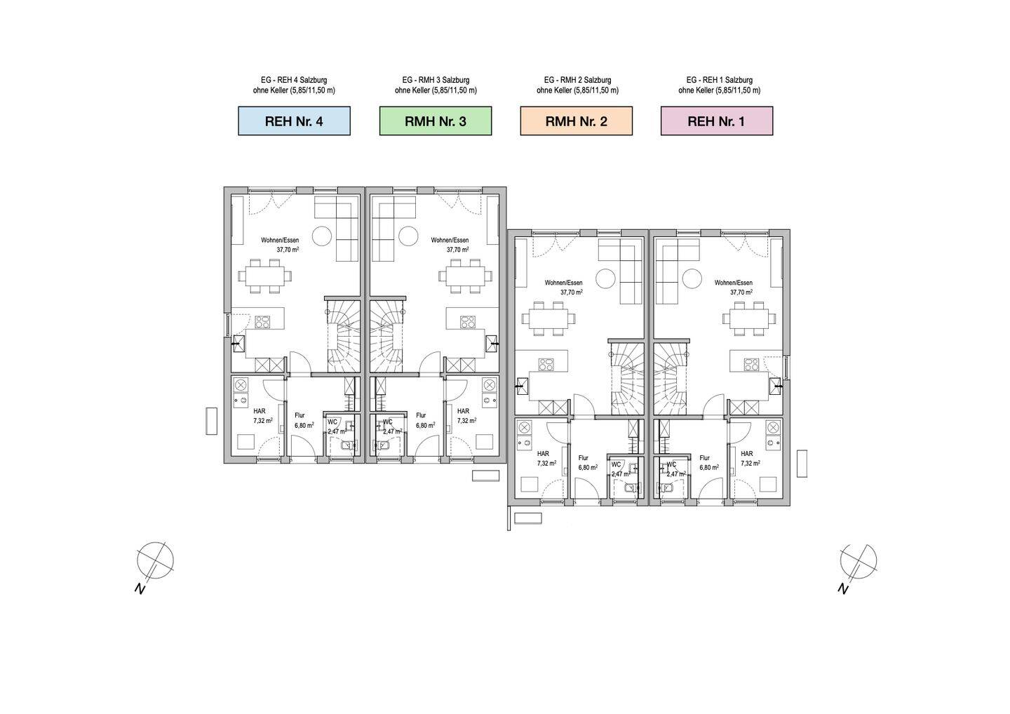 Neubau Fasangarten: Reiheneckhaus in massiver Bauweise | TOP LAGE | S-Bahn Nähe | Baupreis sichern.. – München – Vorschaubild 7