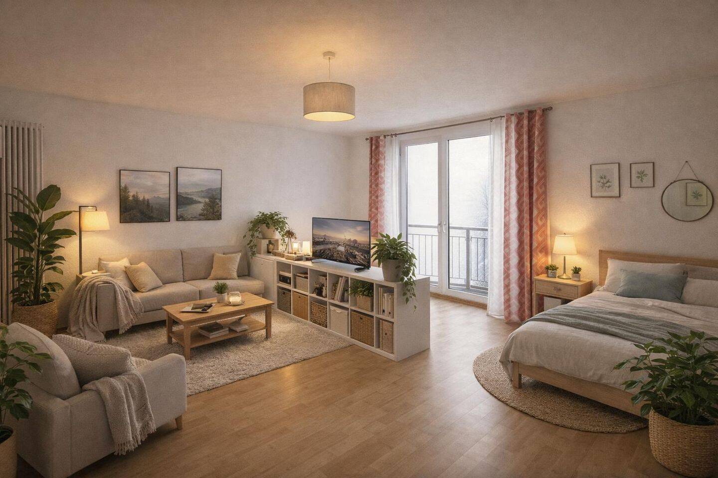 D16807 +++ FRZ Balkon + Geräumige 1-R-W + Innenstadt +++