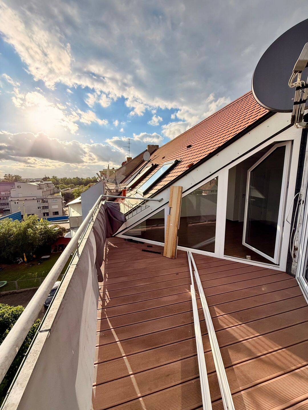 Traumhafter Balkon mit Blick über Nürnberg!