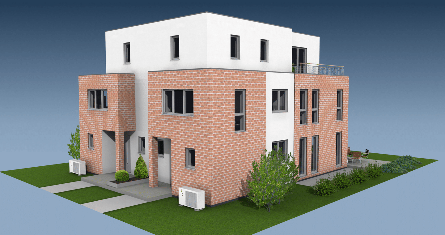 NEUBAUPROJEKT in Lankwitz - Doppelhaushälfte 165 m² inkl. Grundstück mit Garten und Dachterrasse