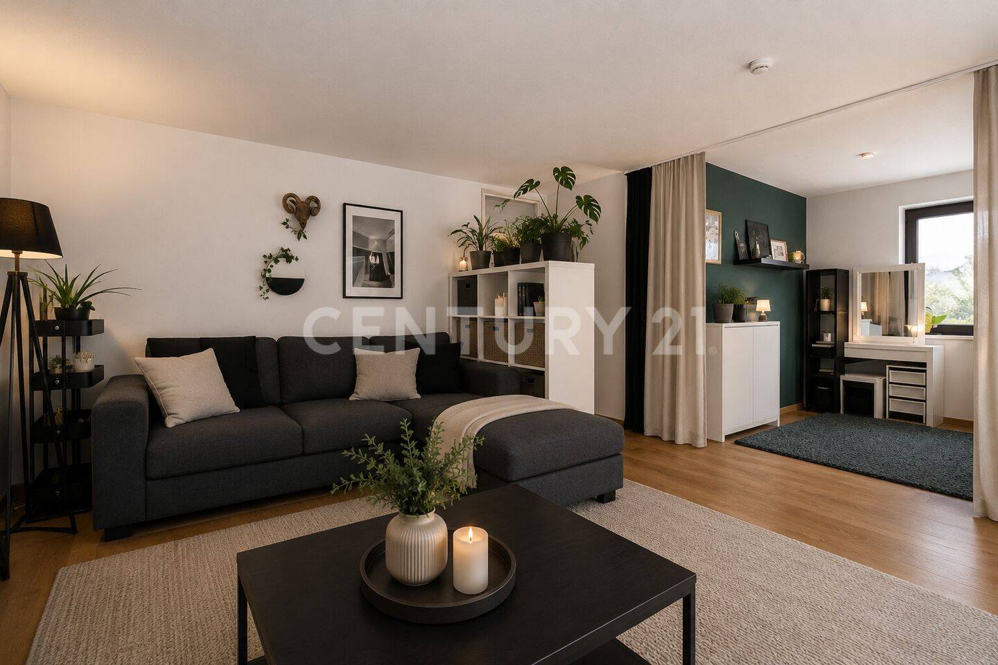 Sofort bezugsfertig! Helle 1-Zimmer-Wohnung mit separater Küche und überdachtem Balkon – Regensburg – Vorschaubild 3