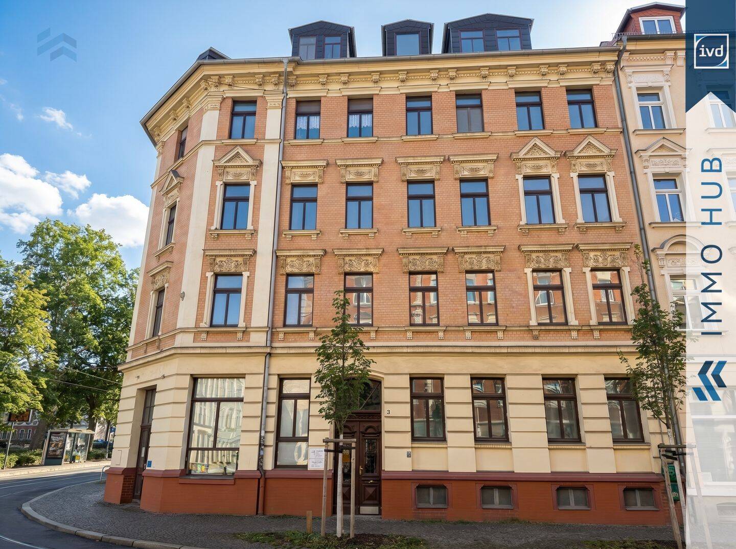 ++ frisch renoviert, 4,48% IST-Rendite, Einbauküche! Charmante 3-Zimmer Wohnung in Stötteritz ++ – Leipzig – Bild 1 von 9
