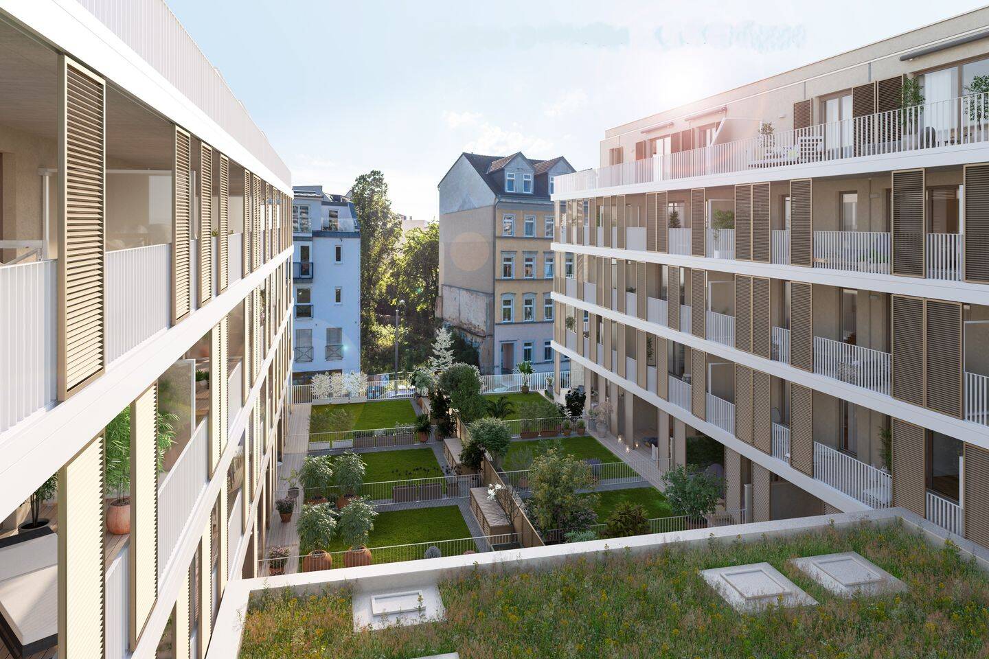 ** Stilvolle 2-Zimmer-Neubauwohnung mit außergewöhnlich großem Balkon | Erstbezug | ab 01.12.2026 ** – Leipzig – Vorschaubild 9