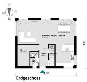Sasel . Exklusives Einfamilienhaus in Bestlage – 22393 Hamburg – Vorschaubild 2