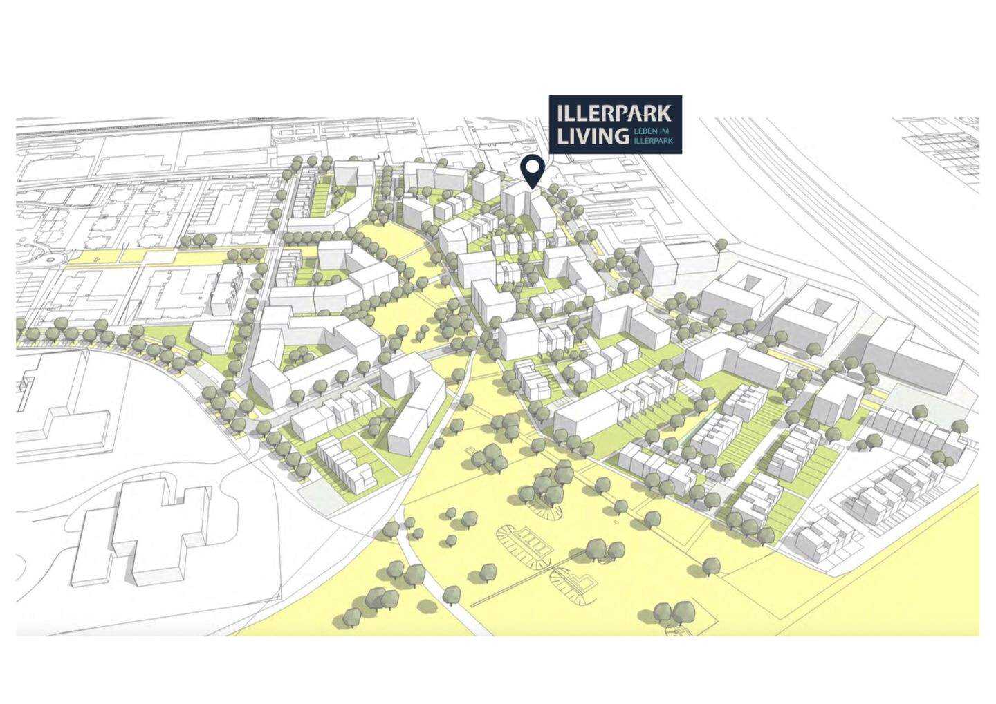 2-Zi. - Eigentumswohnung im ILLERPARK | 55,6 m² | Erstbezug (2.1.3) – Neu-Ulm – Vorschaubild 9