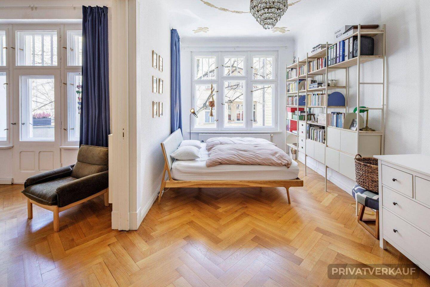 Traumhafte 4-Zimmer-Altbauwohnung am Treptower Park – Berlin – Vorschaubild 2