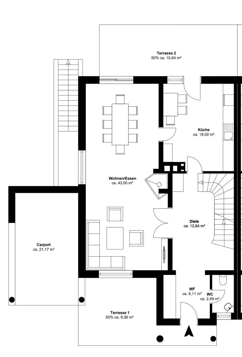 Exklusive Haushälfte in Landhausvilla - Bestlage in Ahrensburg – Ahrensburg – Vorschaubild 4