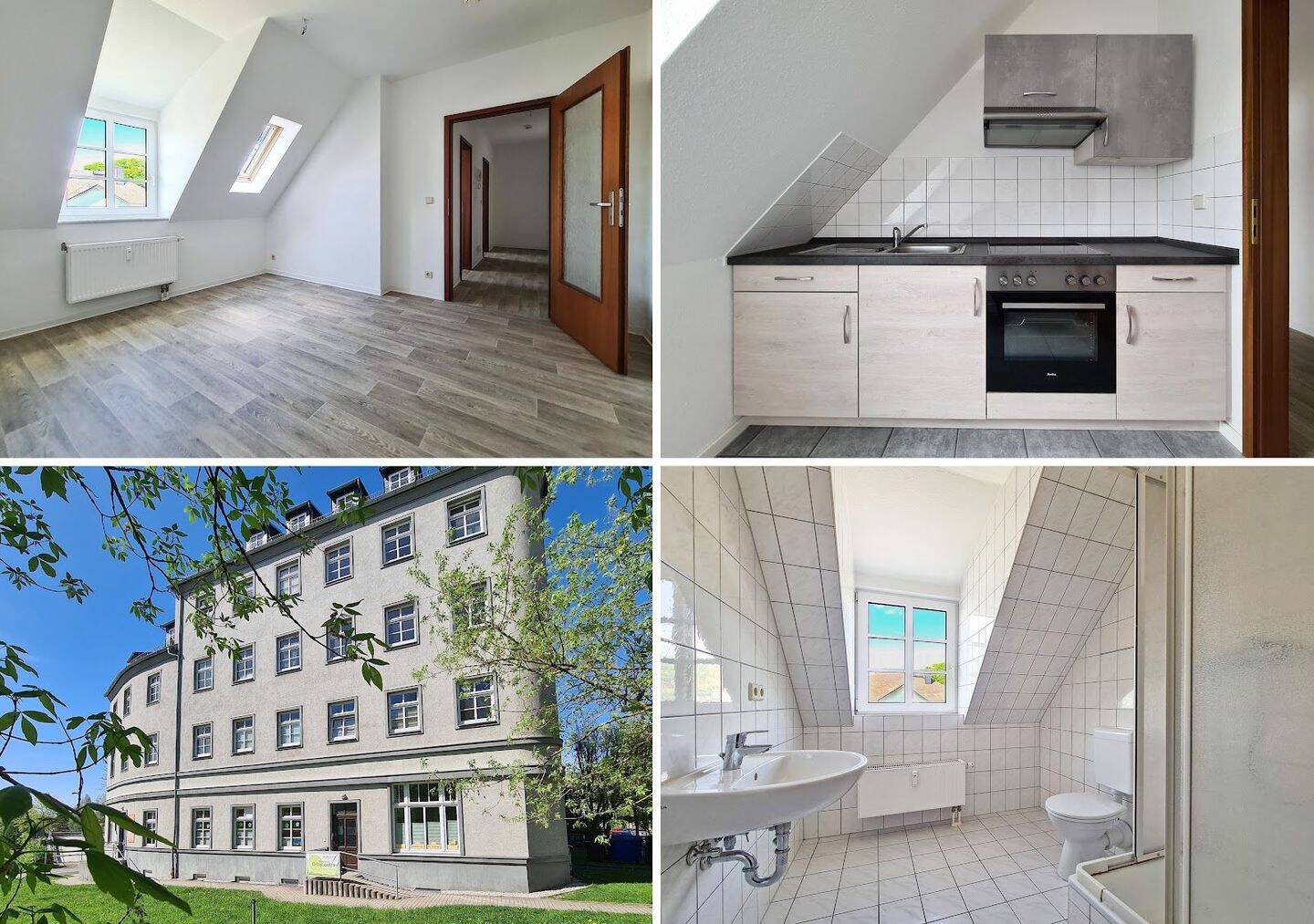 Gemütliche Dachgeschosswohnung mit wertiger Einbauküche und Stellplatz