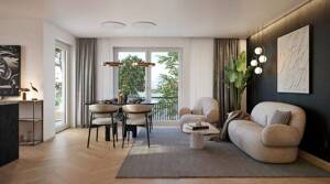 Attraktive 3-Zi.-Whg., SW-Balkon, Tageslicht-Bad, Gäste-WC, Lift