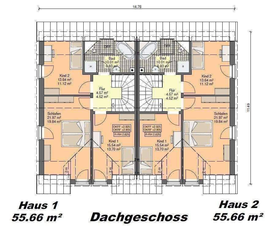 Neubau-Doppelhaushälfte in herrlich naturnaher Wohnlage – Schwabach – Vorschaubild 4