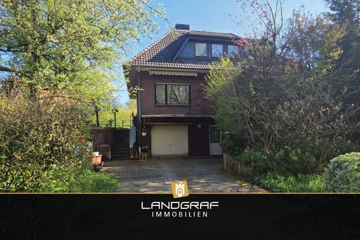 Solides Wohnhaus mit Kellergeschoss in leichter Hanglage am Ortsrand von Harpstedt!