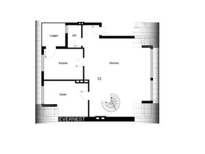 Kreuzviertel-Rarität: Vermietete 4-Zimmer Dachgeschoss-Maisonettewohnung – 44137 Dortmund – Vorschaubild 2