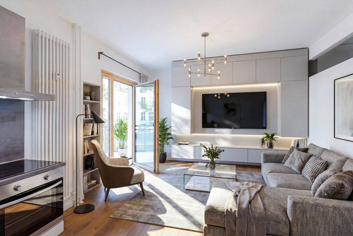 **Attraktive 2-Zimmer-Wohnung mit Balkon und offener Wohnküche** – Berlin – Vorschaubild 3