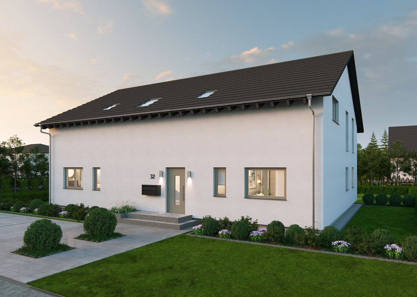 ???? Neubau Mehrparteienhaus mit 4 WE ??? Platz für die ganze Familie oder lukratives Anlageobjekt! – Nidda – Vorschaubild 4