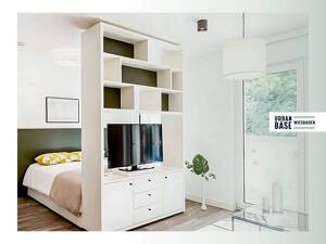 URBAN BASE: Vollmöbliertes 1-Zimmer-Apartment mit EBK, ALL-IN-MIETE, UVM. im Wiesbadener Stadtzentrum – 65189 Wiesbaden – Vorschaubild 1