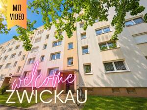 ++ helle 3-Raum Wohnung mit Loggia und Einbauküche in Zwickau-Mosel - nahe dem VW Werk ++