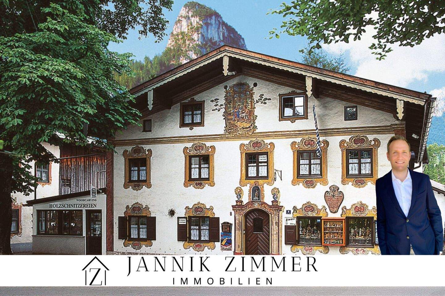 Investoren aufgepasst - Historisches Pensionshaus mit Denkmalschutz in zentraler Lage – Oberammergau – Bild 1 von 9