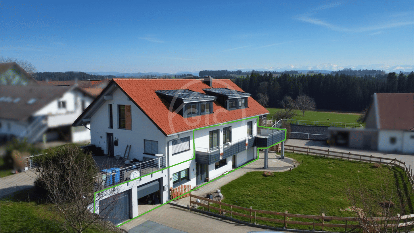 Panoramawohnen auf höchstem Niveau - Exklusive 260 m² mit Alpenblick & umlaufendem Sonnenbalkon – Hergatz – Bild 1 von 9