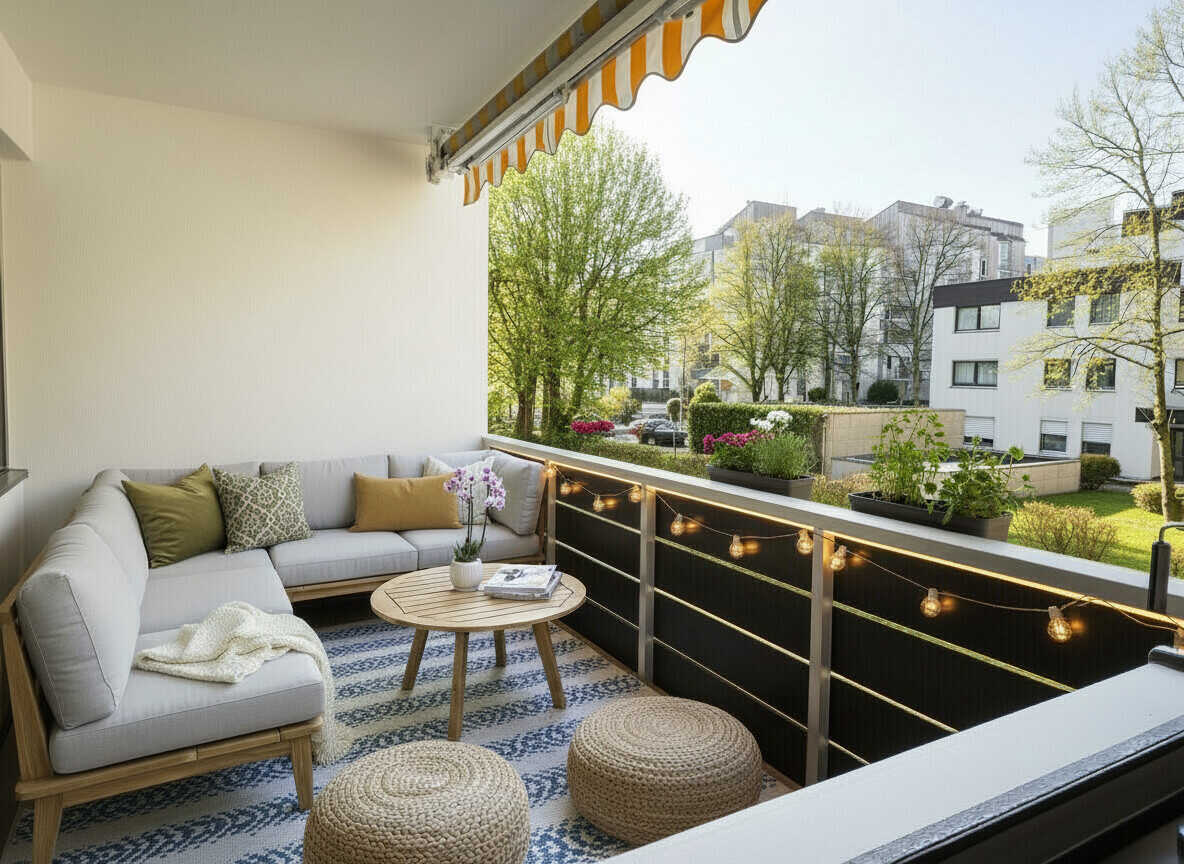Helle 3-Zimmer-Wohnung mit West-Loggia & Top-Anbindung am Arabellapark (Tiefgaragenstellplatz inkl.)
