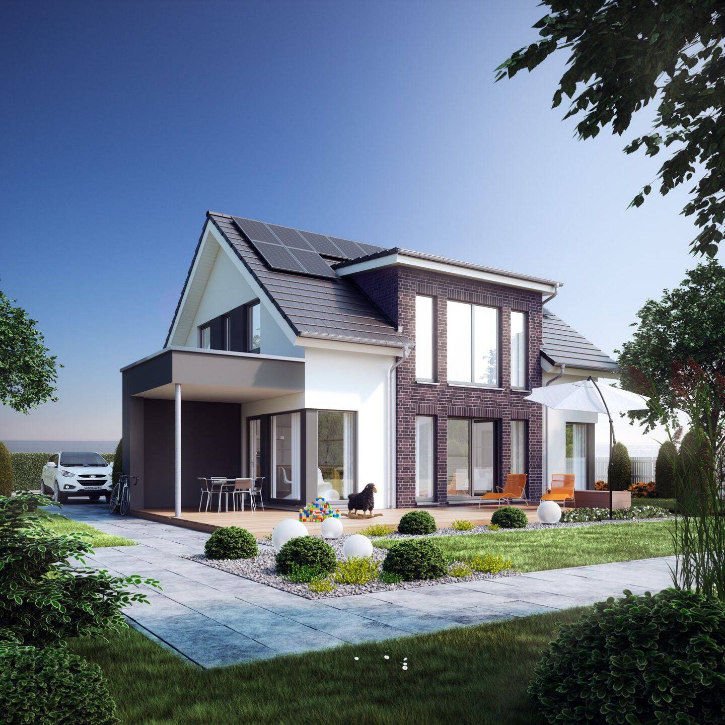 LivingHaus Lebens(t)raum - Dein individuell geplantes 5-Zimmer-Fertighaus in Kiel individuell geplant mit 18 monatiger Festpreisgarantie !