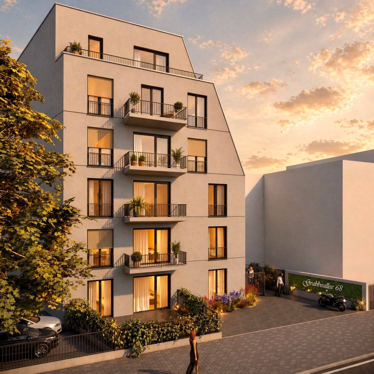 Traum Penthouse mit 180 Grad Süd-Ost-West Panoramablick und begehbarem Kleiderschrank, ruhige Lage – Berlin – Vorschaubild 4