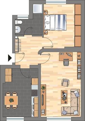 Charmante 2-Zimmer-Wohnung in Kiel Bequemes Wohnen auf 54,85 m² – 24143 Kiel – Vorschaubild 8