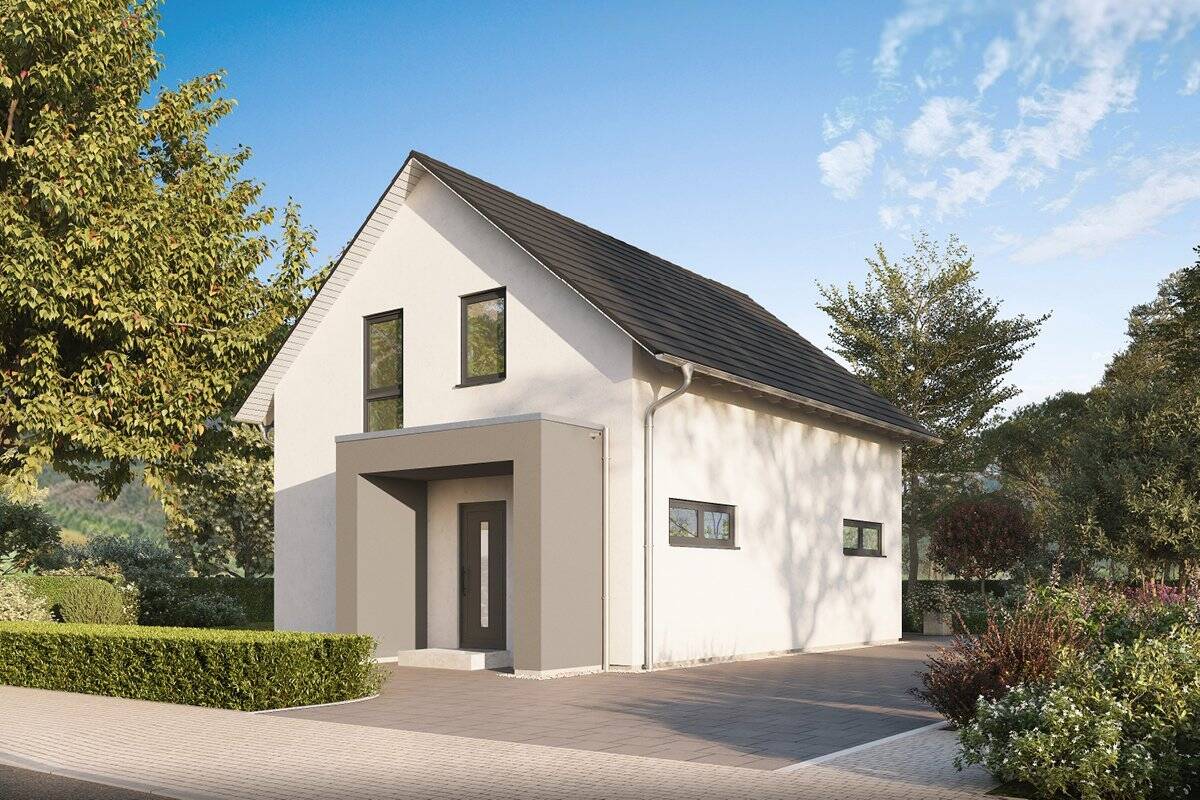 Individuell projektiertes Einfamilienhaus mit Pool in Elfershausen