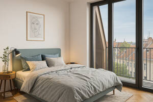 SCHÖNEBERG / KREUZBERG: BESTE LAGE: ERSTBEZUG im LUXUS Neubau: 2-Zimmer-DACHGESCHOSS + Balkon – 10829 Berlin – Vorschaubild 3