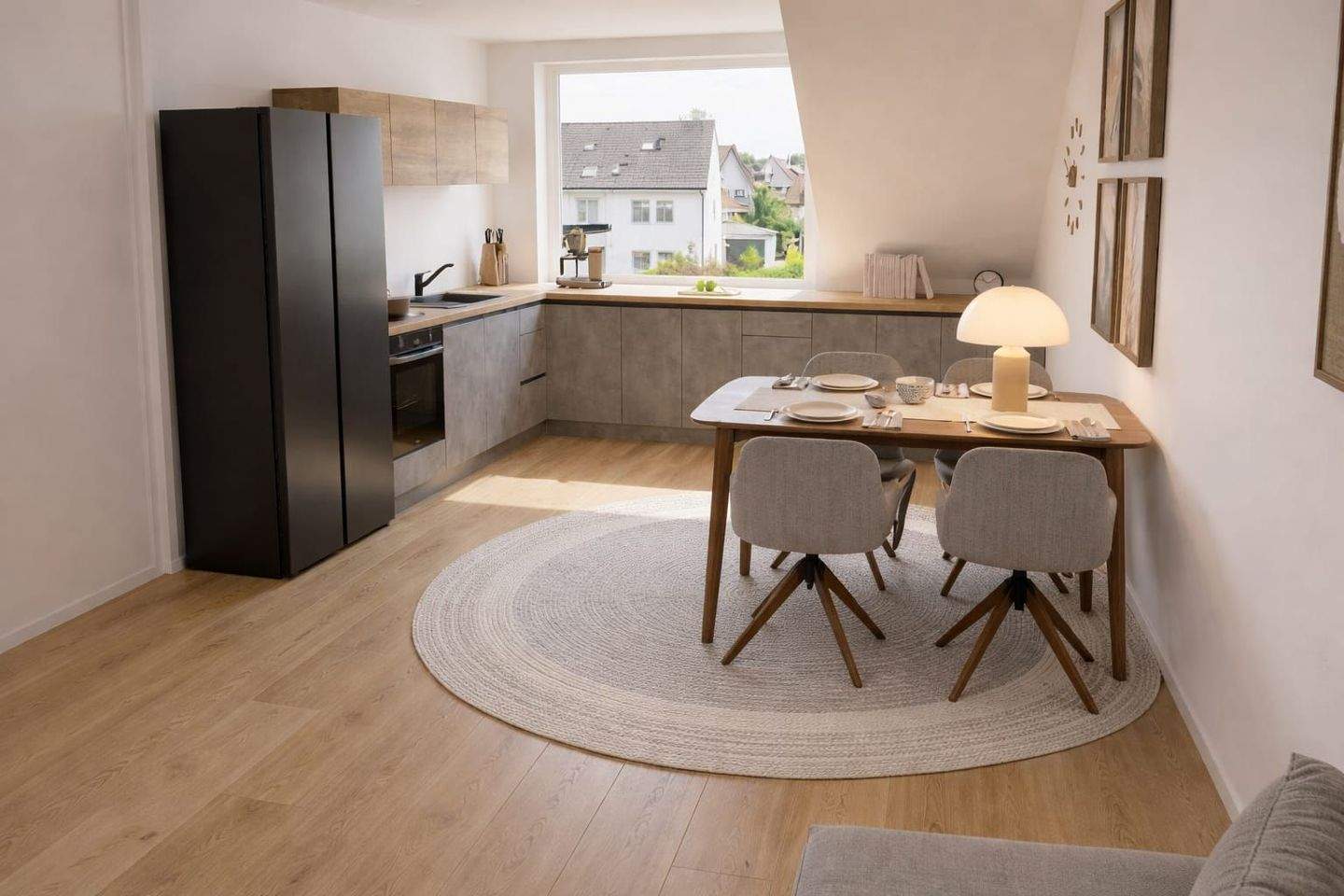 Neubau Erstbezug: Lichtdurchflutete Dachgeschosswohnung über den Dächern Ingolstadts – Ingolstadt – Vorschaubild 3