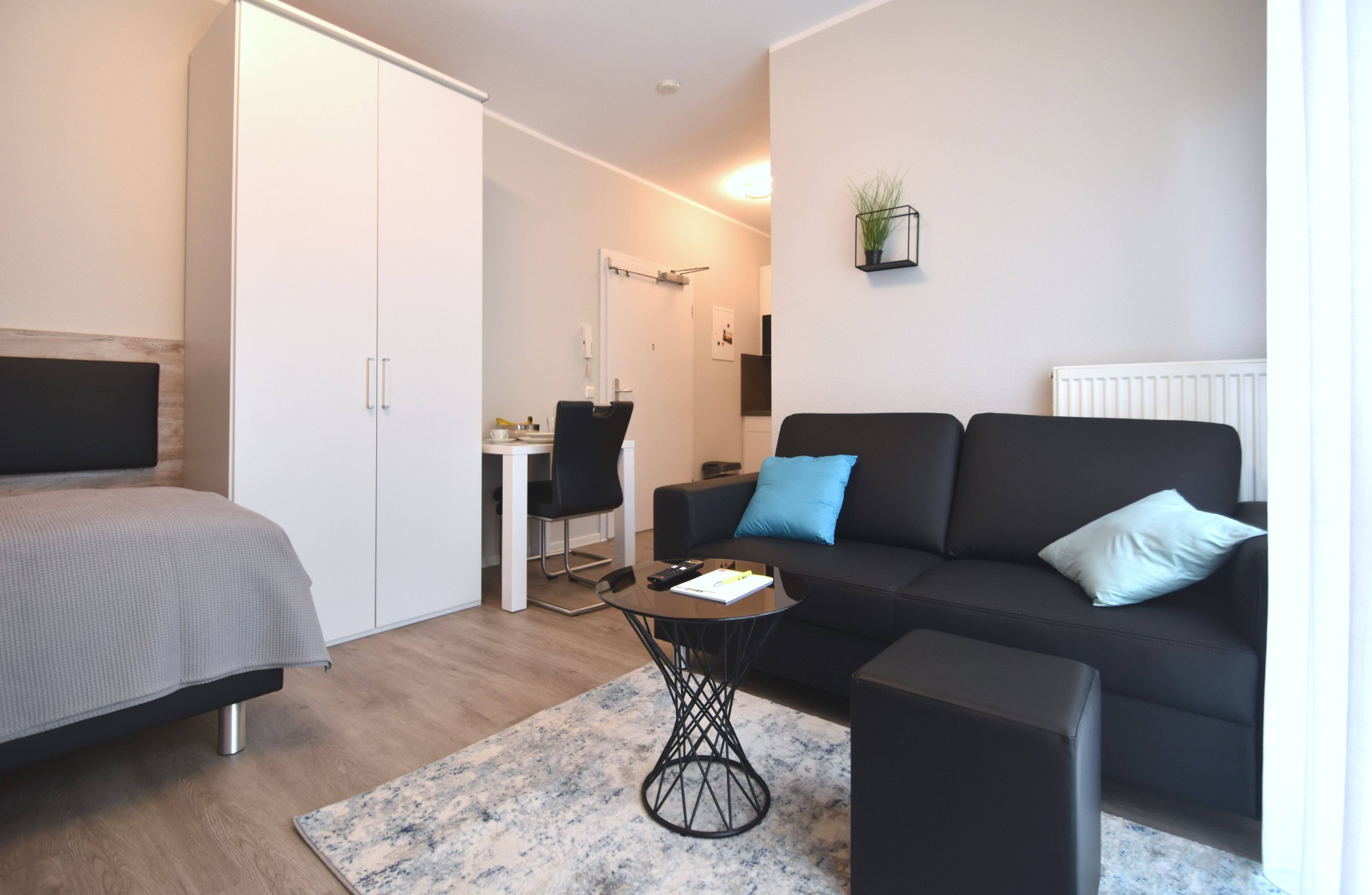 Smartes 1-Zimmer-Apartment, voll ausgestattet, zentrale Lage in AB