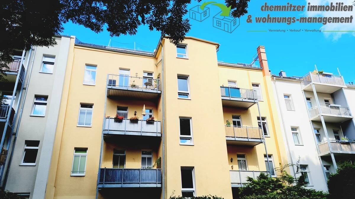 Frisch renovierte 2-Raum-Wohnung mit Balkon, Tageslichtbad und PKW-Stellplatz - in UNI-Nähe – Chemnitz – Vorschaubild 9