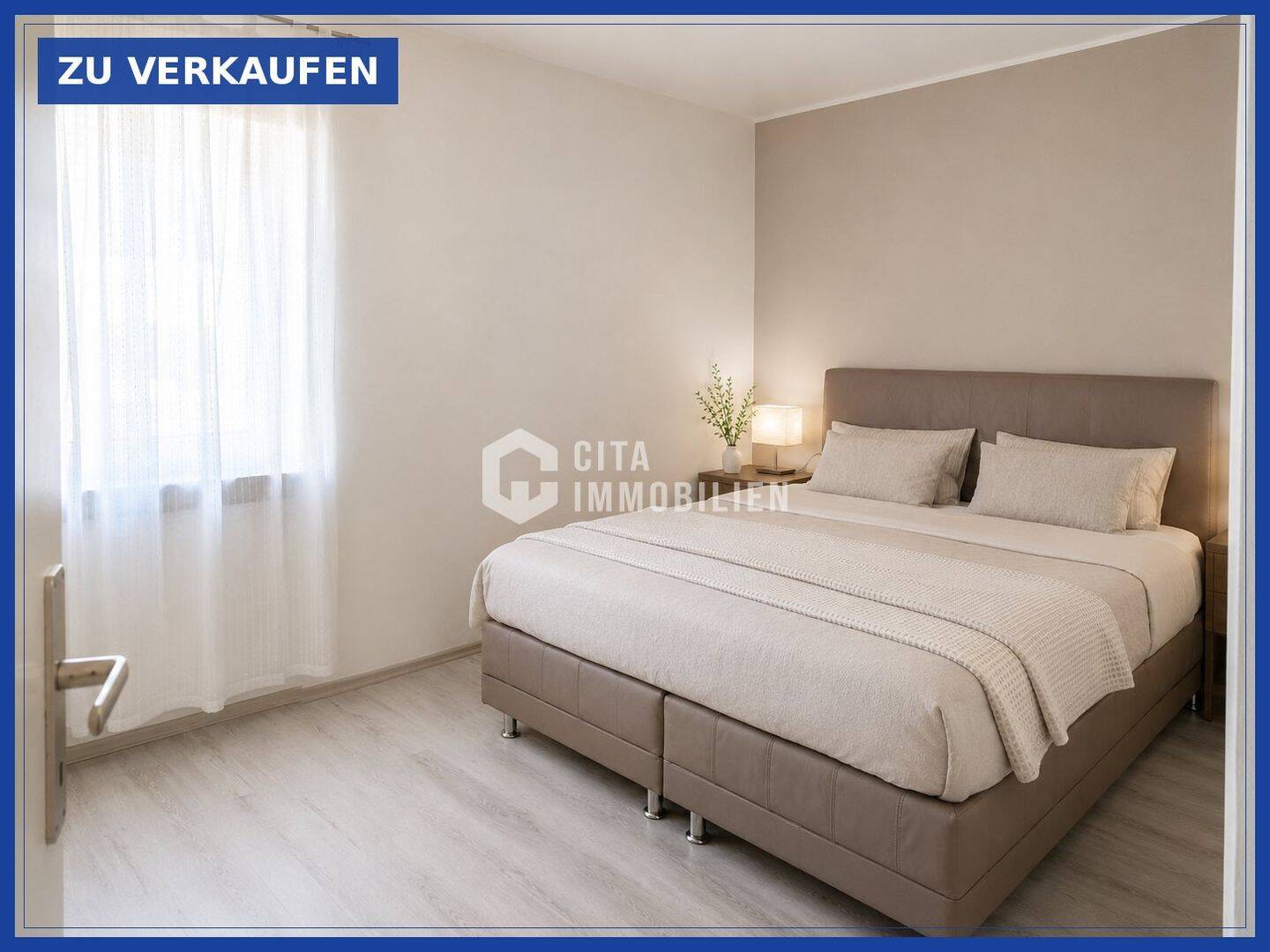 Vermietete, komplett renovierte 2-Zimmer-Wohnung mit Balkongenehmigung in Bad Nauheim