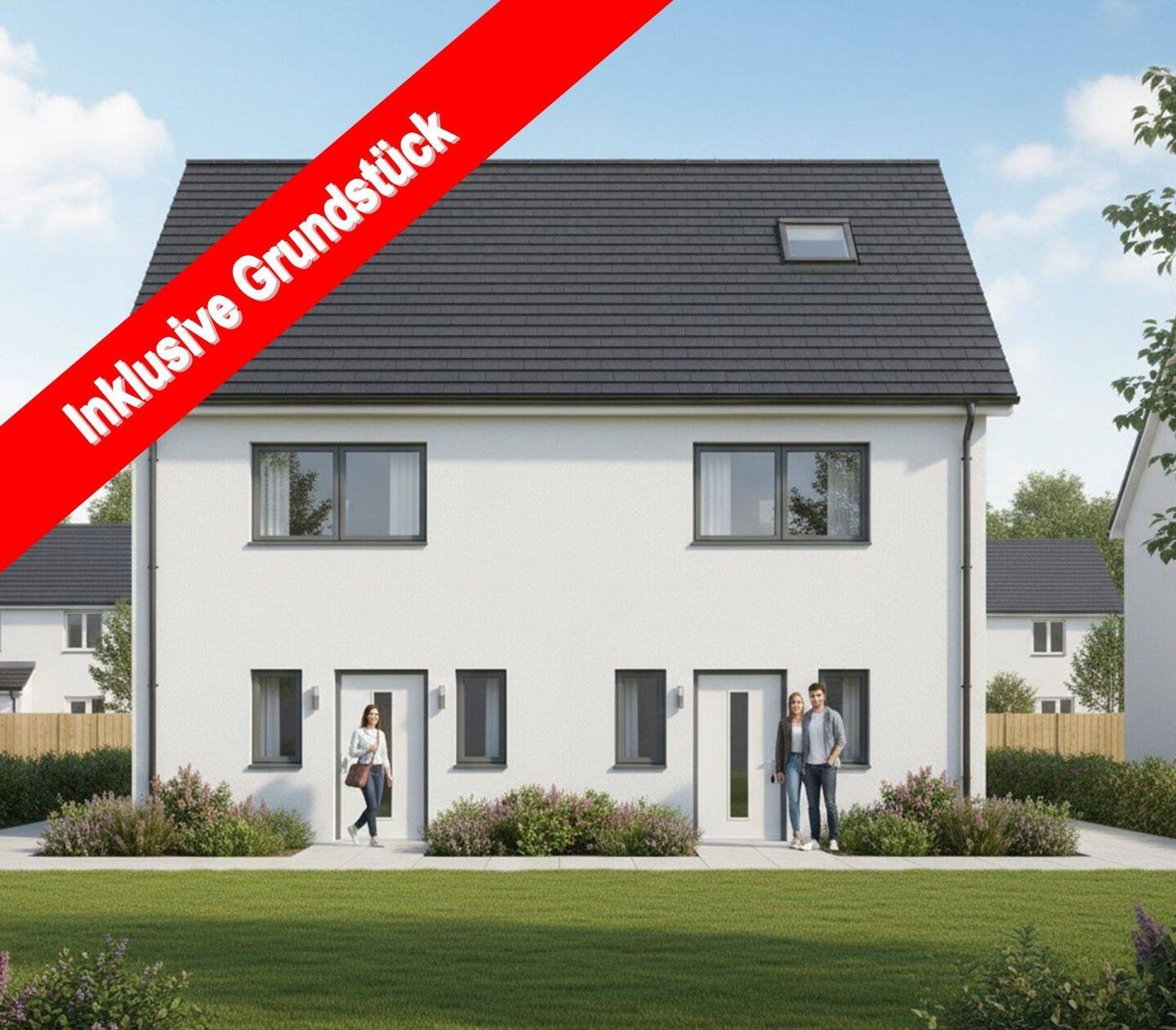 Doppelhaushälfte bauen inklusive Grundstück in Echthausen! – Wickede (Ruhr) – Bild 1 von 6