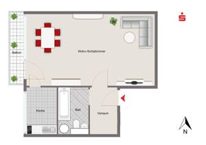 Vermietetes 1-Zimmer-Apartment im Osten von Ingolstadt – 85055 Ingolstadt – Vorschaubild 2